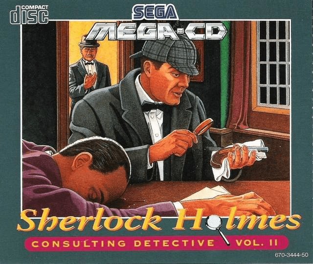 Sherlock Holmes: Consulting Detective box art for Sega Mega CD